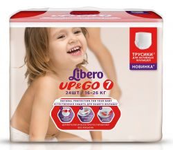Либеро трусики Up&go 16-26кг extra large plus 24шт