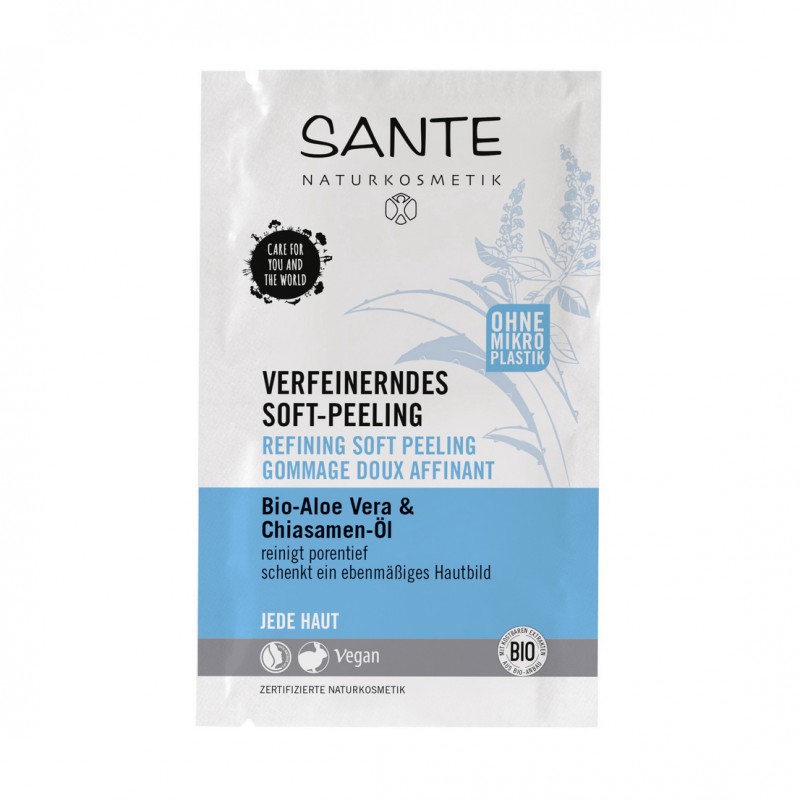 Пилинг для любого типа кожи Sante био-алоэ и экстракт семян чиа
