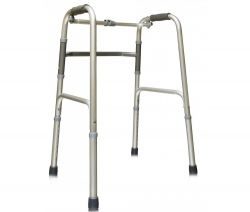 Ходунки прогулочная опора подвижные с двумя замками на 4-х опорах без колес AMW2B74