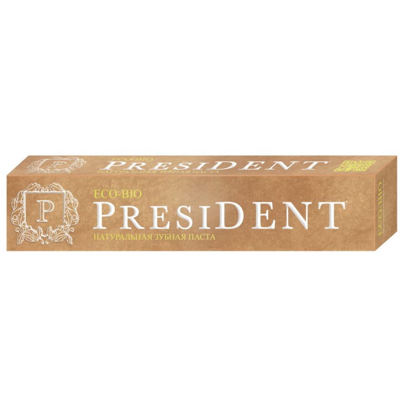 Зубная паста PRESIDENT Eco-bio 75мл