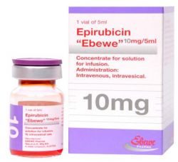 Эпирубицин-Эбеве концентрат для приг. раствора для в/в и в/полостного введения 2мг/мл 5мл №1