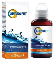 Ангиосепт ополаскиватель для полости рта с календулой 200мл