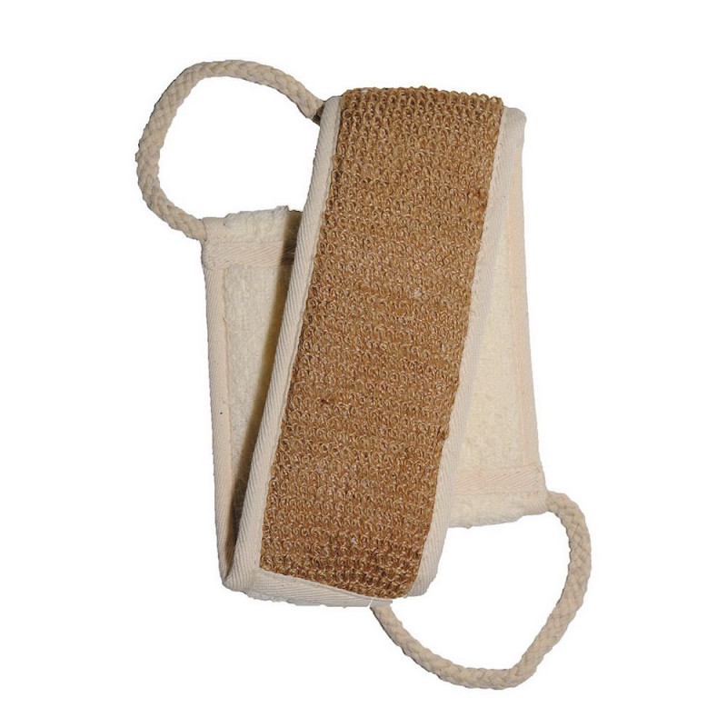 Мочалка Beauty format натуральная пояс из люфы темная 1шт