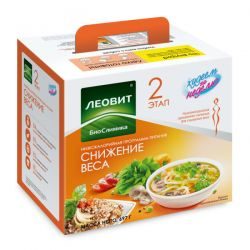 Леовит Биослимика Худеем за неделю Снижение веса 2-й этап 697г (кейс)