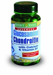 Нэйчес Баунти Глюкозамин-Хондроитин плюс с кальцием и витамином D №120 таблетки