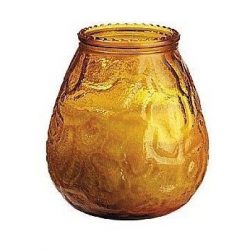 Свечи Duni в стекле венеция желтый 10 см