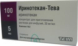 Иринотекан-Тева концентрат для раствора 20мг/мл 5мл №1 флакон + устройство для введения