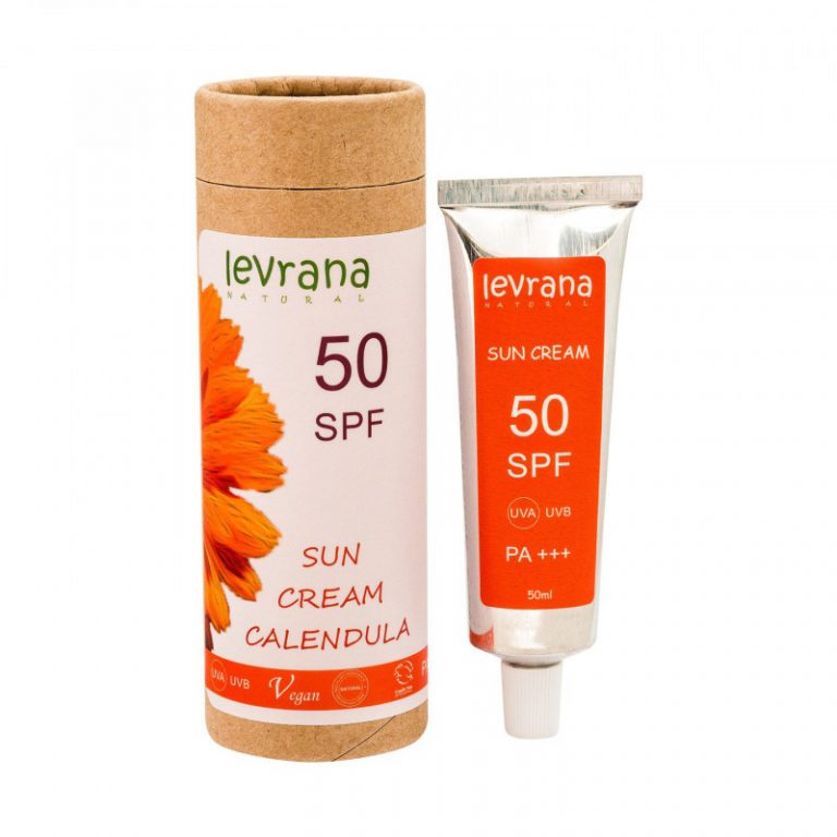 Levrana солнцезащитный крем для тела Календула 50SPF