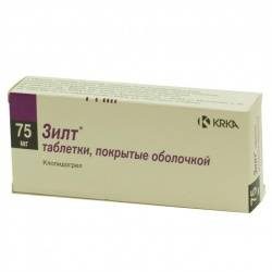 Зилт 75мг №84 таблетки