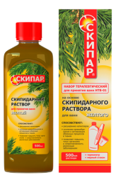 Скипар скипидарный раствор желтый набор терапевтический для ванн 500мл/НТВ-01