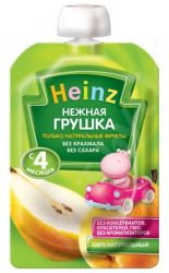 Хайнц пюре нежная грушка с 4 мес 100г