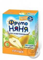 ФрутоНяня сок грушевый осветленный с 3 мес 200мл