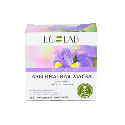 Альгинатная маска для лица Ecolab Глубокое ощищение