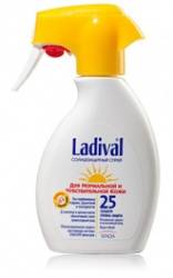 Ладиваль спрей солнцезащитный для нормальной и чувствительной кожи SPF25 200мл