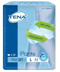 ТЕНА Пантс Плюс L подгузники-трусы для взрослых 10 штук (TENA Pants Plus L)