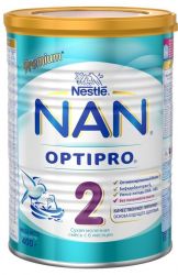 Нан 2 Optipro молочная смесь с пробиотиками с 6 месяцев 400г