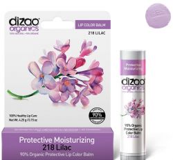 Дизао Органикс 90% органический оттеночный бальзам для губ 218 Сирень