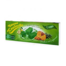 Конфеты желейные Умные сладости со вкусом ананас-зеленая груша 90г