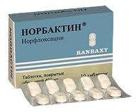 Норбактин 400мг №10 таблетки