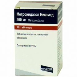 Метронидазол Никомед 500мг №20 таблетки