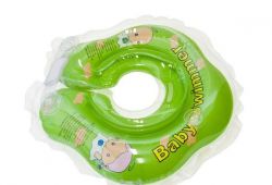 Круг для купания младенцев салатовый