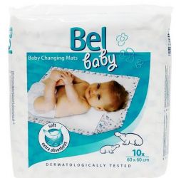 BEL BABY детские впитывающие пеленки 60х60см 10шт