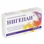 Нигепан №10 свечи ректальные