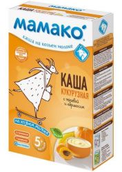 Мамако каша кукурузная с тыквой и абрикосом на козьем молоке с 4 мес 200г