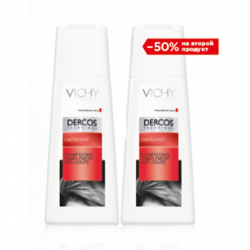 Виши Деркос шампунь тонизирующий с Аминексилом 200мл 2шт