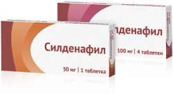 Силденафил 100мг №1 табл