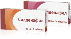 Силденафил 100мг №1 табл