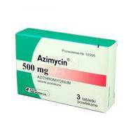 Азимицин 500мг таблетки 3 шт.