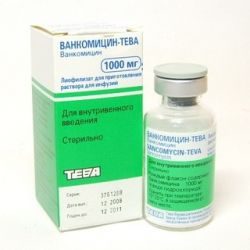 Ванкомицин-Тева лиофилизат для раствора 1г №1 флакон