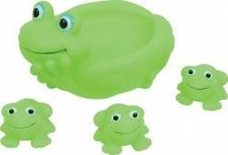 Курносики игрушка для ванны семейка лягушки 6мес+