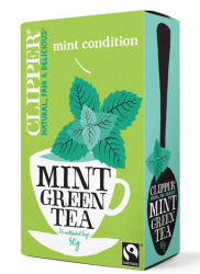 Heath&Heather Зеленый с мятой Clipper чай №20 пакетики