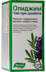 Эвалар Олиджим чай при диабете 2г №20 фильтр-пакеты
