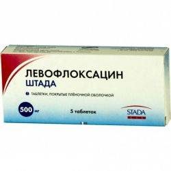 Левофлоксацин-ШТАДА 500мг №5 таблетки