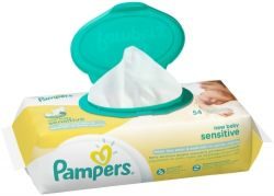 Памперс салфетки влажные New Baby Sensitive 54шт