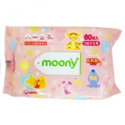 Муни салфетки влажные гигиенические для детей запасной блок 60шт