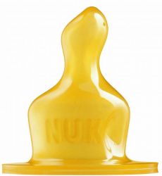 Нук соска Антиколиковая с воздушным клапаном латексная для каш р.1