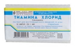 Тиамин 5% раствор для инъекций 1мл №10 ампулы