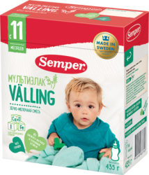 Сэмпер каша молочная мультизлаковая Вэллинг с 11 мес 435г