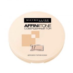 Пудра для лица MAYBELLINE Affinitone 17 розово-бежевый