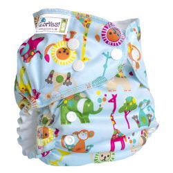Глориес многоразовый подгузник Классик+ Зоопарк 3-18кг+2 вкладыша