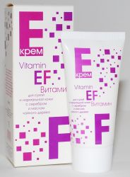 Витамин ЕF крем для сухой/нормальной кожи с серебром и маслом чайного дерева для рук 60мл