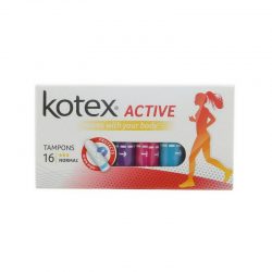 Тампоны женские гигиенические без аппликатора Kotex аctive normal 16шт