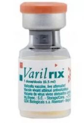 Вакцина варилрикс лиофилизат для раствора 0.5мл 1доза №1 фл.