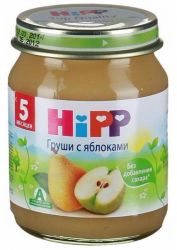 Хипп пюре груши с яблоками с 5 мес 125г