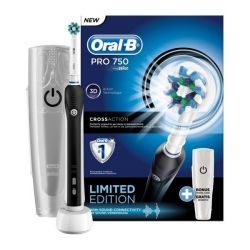 Орал-Би щетка зубная электрическая Professional Care crossaction 3D black (750/D16 3756)