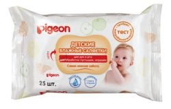 Пиджен салфетки влажные детские для рук и рта №25